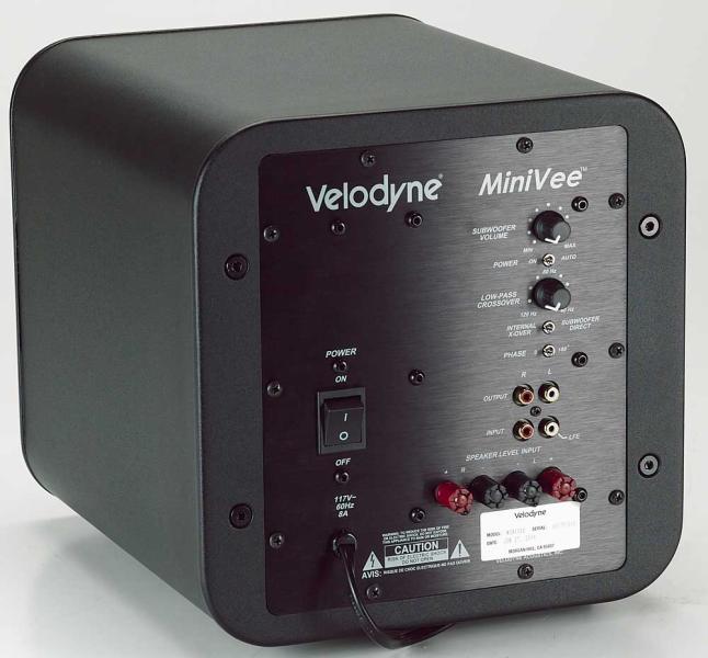Velodyne MiniVee Subwoofer Review Audioholics